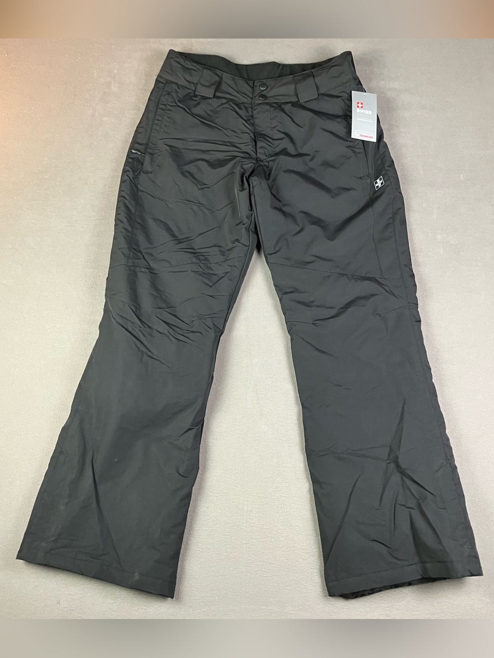 Swiss Tech Women’s Size M (8-10) Black Winter Ski Snowboarding Pants NWT! New wi
